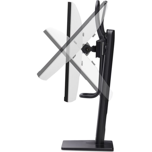 StarTech StarTech 2MC1S-MONITOR-STAND uchwyt / stojak do monitorów 68,6 cm (27") Biurko Czarny