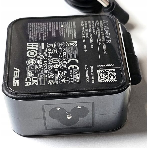 Zasilacz do laptopa Asus ASUS 0A001-00694300 adapter zasilający/ inwentor Wewnętrzna 45 W Czarny