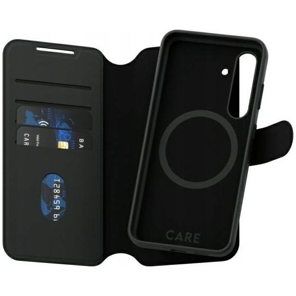CARE by PanzerGlass Feature Tango 2in1    Wallet Sam S24 czarny/black 1163