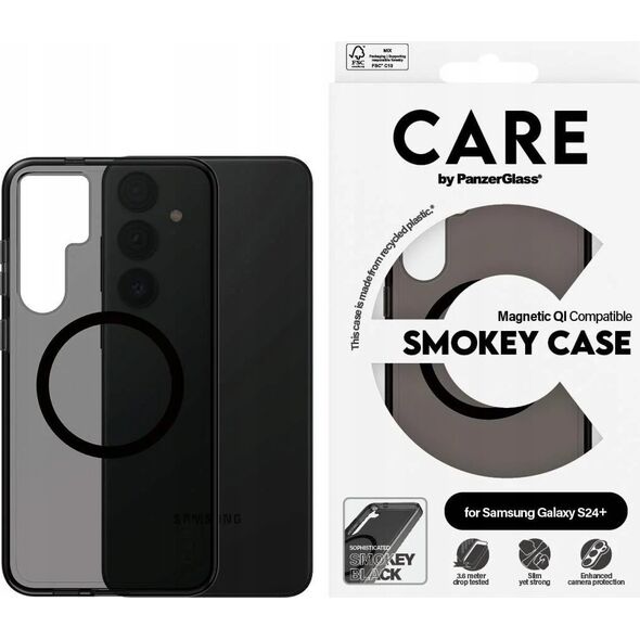 CARE by PanzerGlass Flagship QI Case Sam  S24+ dymny/smoke 1157