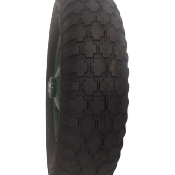 Saska Garden KOŁO DO TACZKI WÓZKA OGRODOWEGO POMPOWANE 38CM 4PR 4.00-8