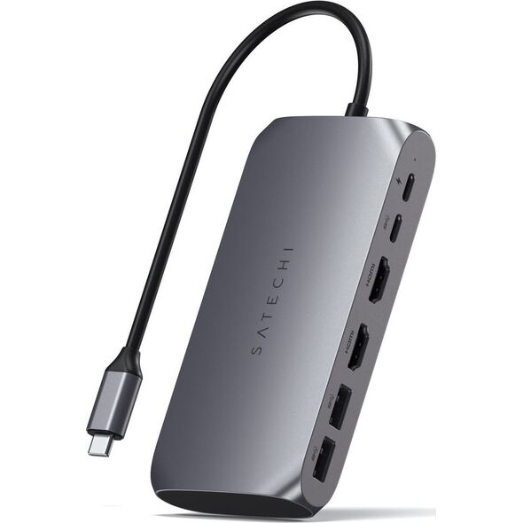 Stacja/replikator Satechi SATECHI USB-C Multimedia Adapter M1 Space Gray | MacBook Pro