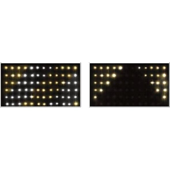 Lampki choinkowe CORTINA LAMPKI CHOINKOWE KURTYNA ŚWIETLNA ZEW/WEW 120 LED 300X60CM Z PILOTEM CIEPŁY BIAŁY