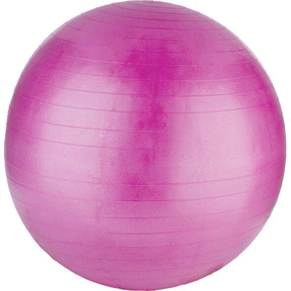 Piłka do ćwiczeń fitness 65cm antiburst różowa Xqmax