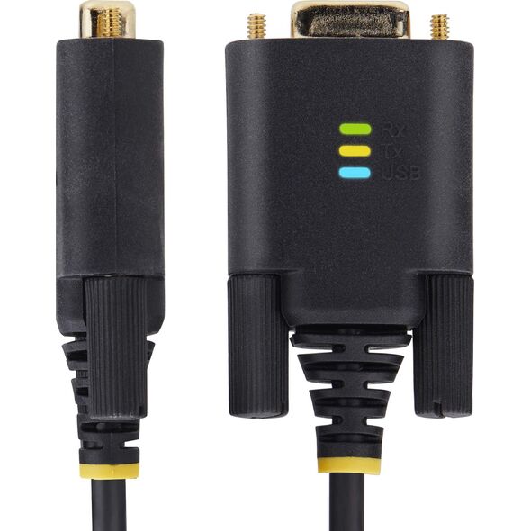 StarTech 1P6FFCN-USB-SERIAL kabel równoległy Czarny 2 m USB Typu-A DB-9