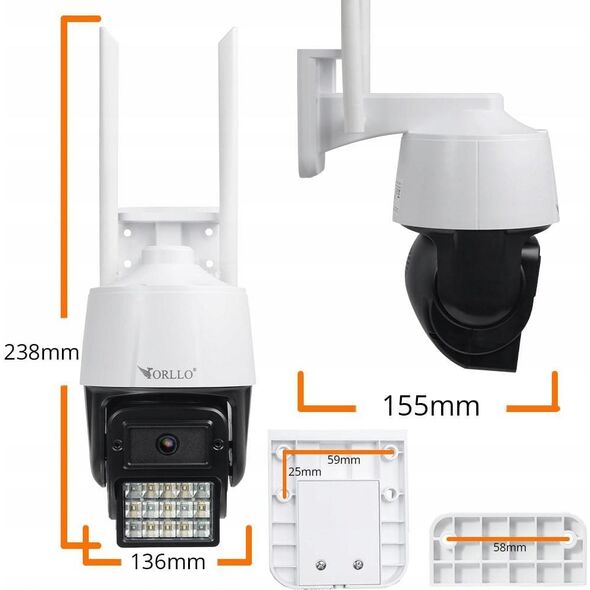 Kamera IP Orllo N1 4Mpx WiFi