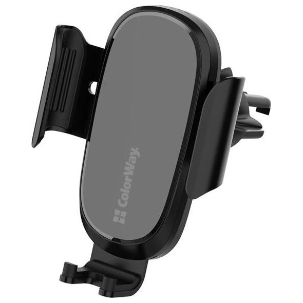 ColorWay Air Vent Car Wireless Charger, 15W | CW-CHAW038Q-BK one size