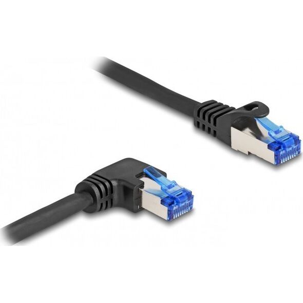 DeLOCK 80221 kabel sieciowy Czarny 0,5 m Cat6a S/FTP (S-STP)