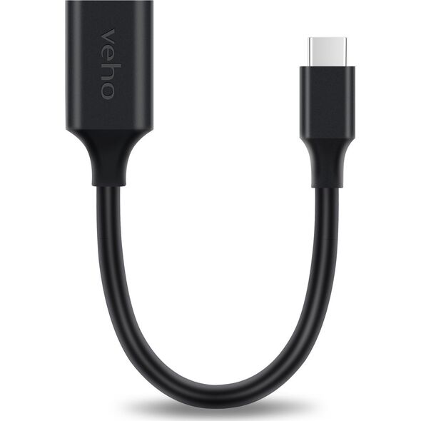 Veho VCL-220-USBCA kabel USB USB 3.2 Gen 1 (3.1 Gen 1) 0,15 m USB C USB A Czarny