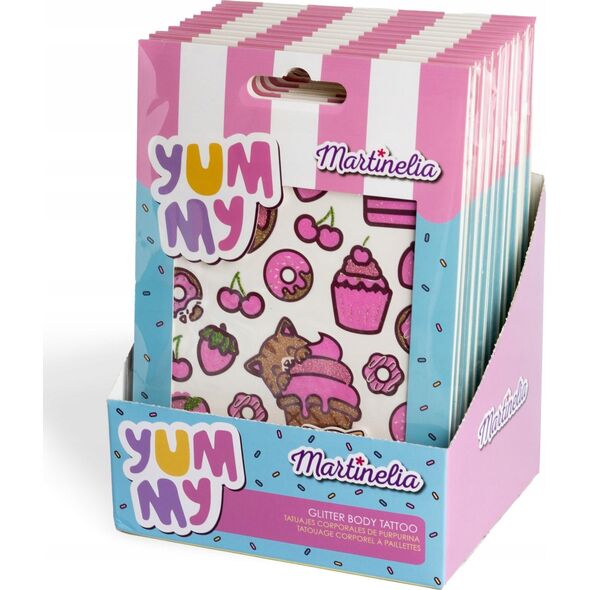 Laikinų vaikiškų tatuiruočių rinkinys Martinelia Yummy