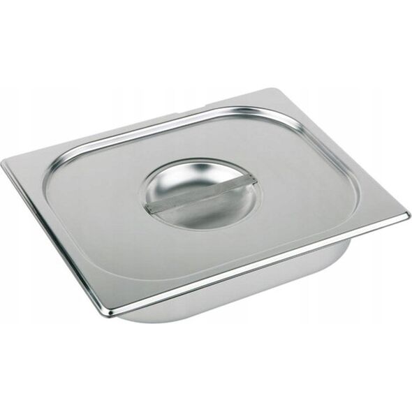 Låg 1/9 GN 17.6x10.8x3 cm Rustfri stål til Kantine 1/9 GN,1 stk