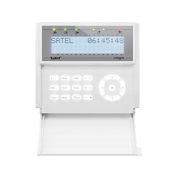ML SATEL Manipulator LCD (białe podświetlenie) INT-KLCD-W