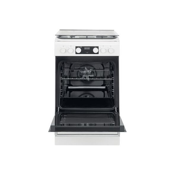 Whirlpool Cooker | WS5G8CHW/E/1 | Hob type Gas | Oven type Electric | White | Width 50 cm | LED | Depth 60 cm | 60 L