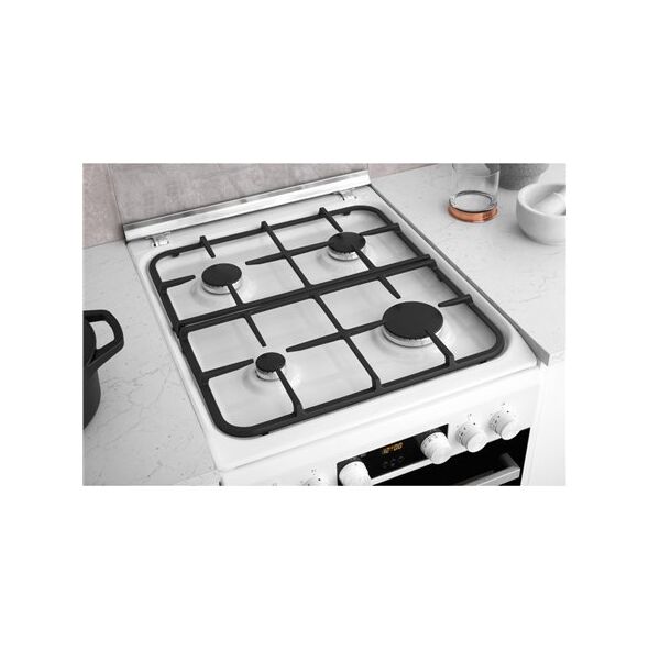 Whirlpool Cooker | WS5G8CHW/E/1 | Hob type Gas | Oven type Electric | White | Width 50 cm | LED | Depth 60 cm | 60 L