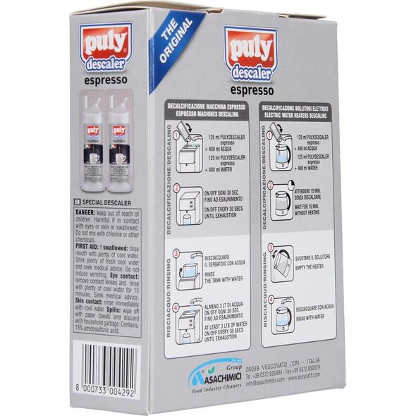 Descaling liquid Puly Espresso, 2 pcs.