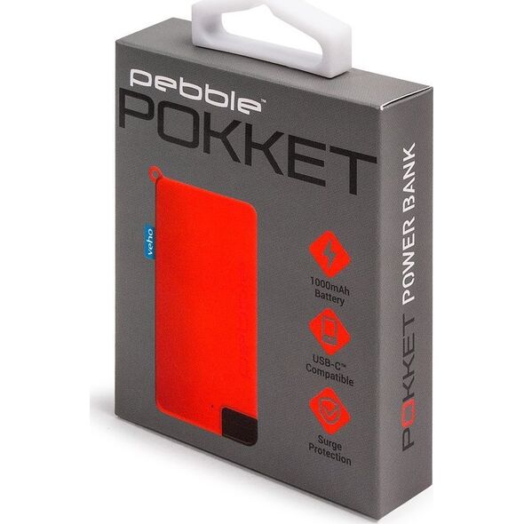 Veho Pokket Litowo-polimerowy (LiPo) 1000 mAh Czerwony