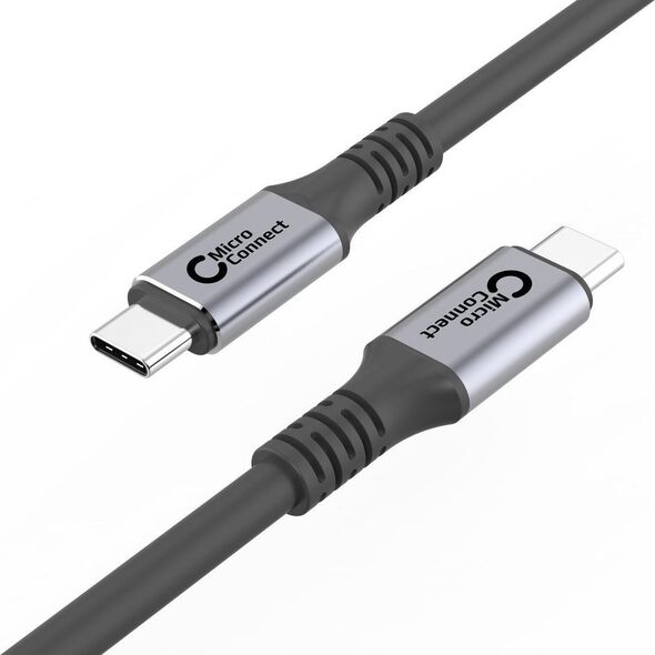 Microconnect USB4CC025 kabel USB USB4 Gen 3x2 0,25 m USB C Czarny
