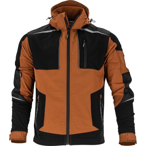 BLUZA STRETCH BRĄZOWO-CZARNA, "L", CE, LAHTI