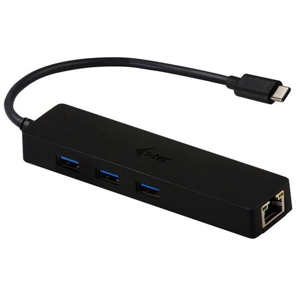 HUB USB I-TEC 1x RJ-45  + 3x USB-A 3.0 (C31GL3SLIM)