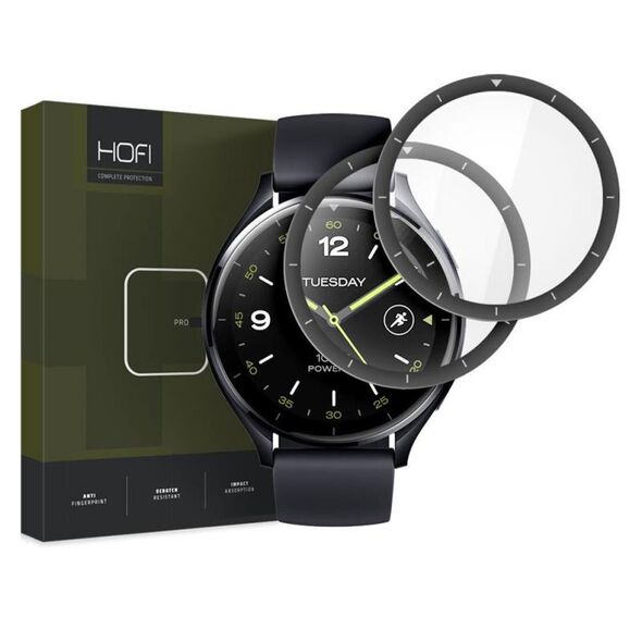 Hybrid Glass Hofi Pro+ Xiaomi Watch 2 Μαύρο (2 τεμ.) 5906302308002 5906302308002 έως και 12 άτοκες δόσεις