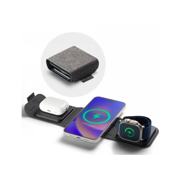 Mophie Travel Charger 3in1 MagSafe wireless charger (black)