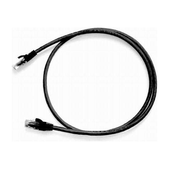 NetRack patchcord RJ45, osłonka zalewana, kat. 6 UTP, 0.5m czarny (BZPAT0P56K)