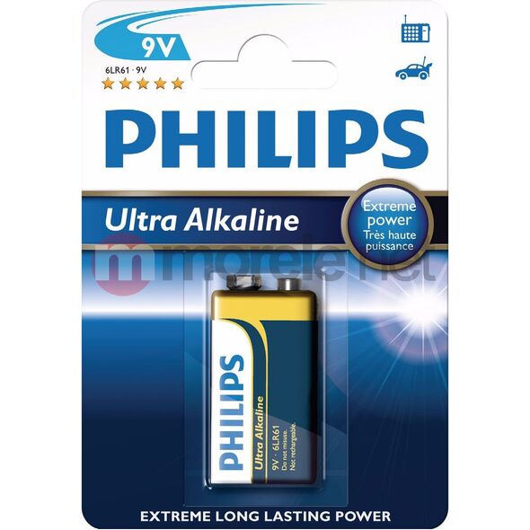 Philips Bateria Ultra 9V Block 1 szt.