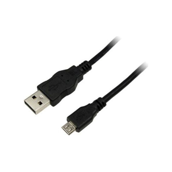 Kabel USB LogiLink USB-A - microUSB 5 m Czarny (CU0060)