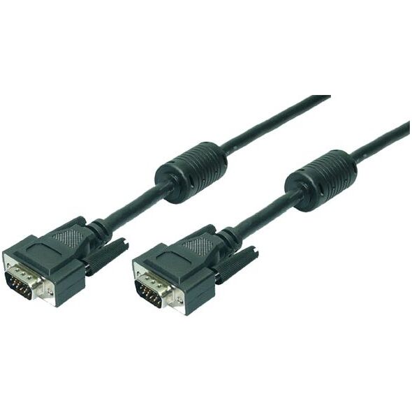 Kabel LogiLink D-Sub (VGA) - D-Sub (VGA) 1.8m czarny (CV0001)