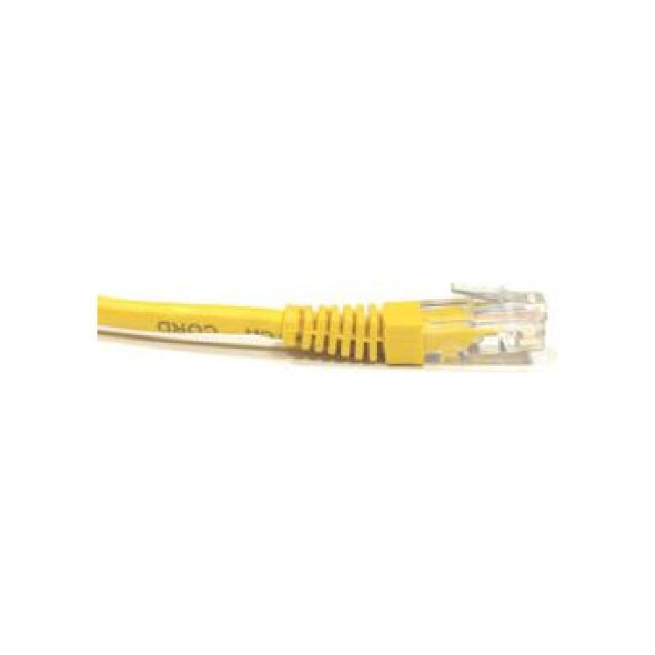 NetRack patch cord cat.5e RJ45 1mb zalewany żółty (BZPAT1UY)