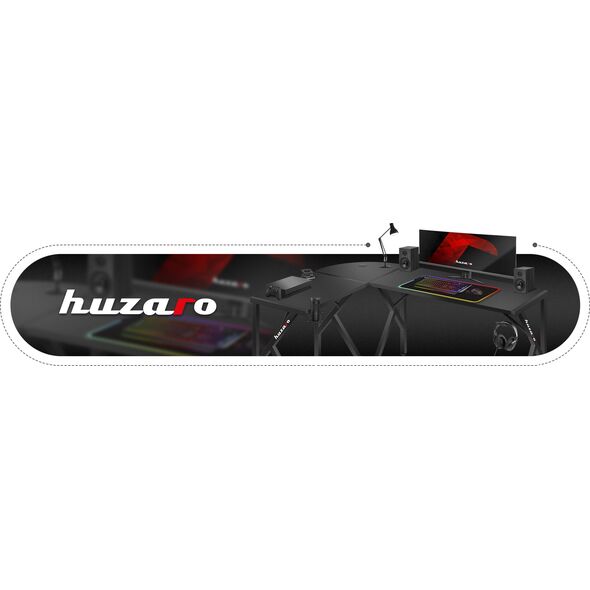 Biurko Huzaro Hero 6.3 Czarne 154 cmx48 cm