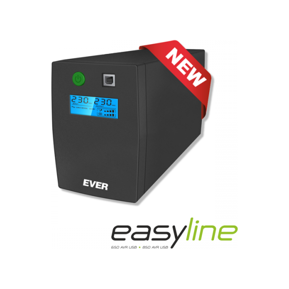 UPS Ever Easyline 650AVR USB (T/EASYTO-000K65/00)