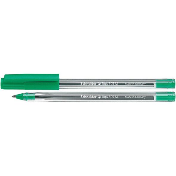Schneider Długopis Tops 505, M, zielony (4004675004642)