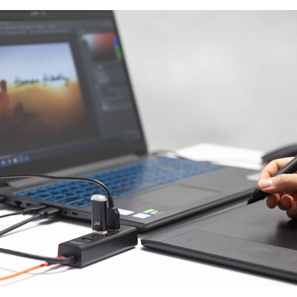 HUB USB Unitek 1x microUSB  + 4x USB-A 3.0 (Y-3089)