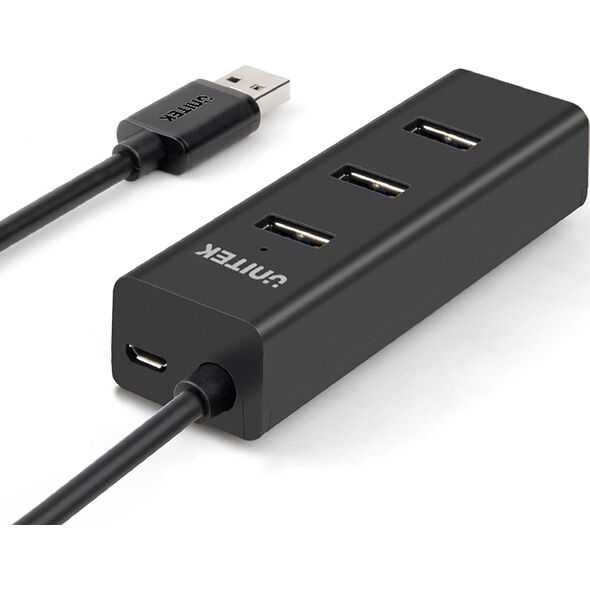 HUB USB Unitek 1x microUSB  + 4x USB-A 3.0 (Y-3089)
