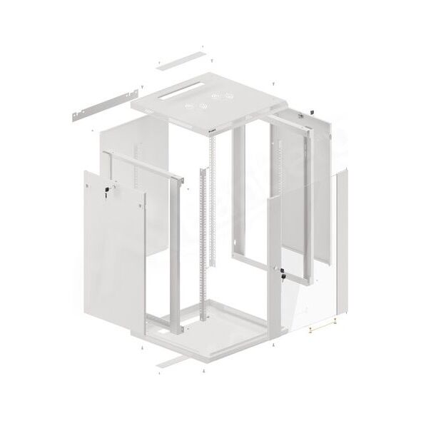 Szafa Lanberg Wisząca 19" 18U (WF01-6618-10S)