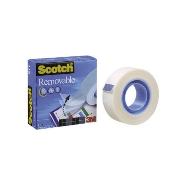 Scotch Taśma klejąca 19mm 33m mleczna (SC5000)