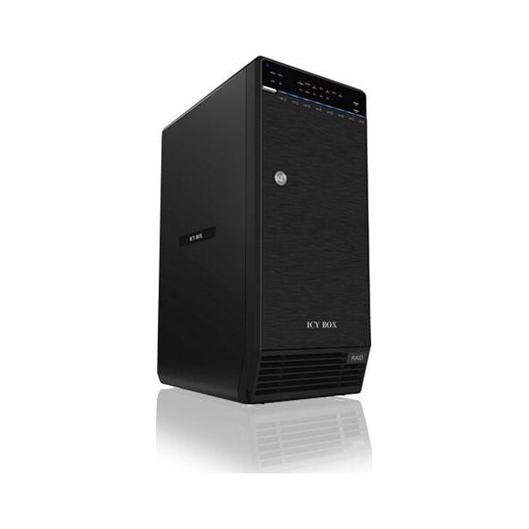 Kieszeń Icy Box 8x 3.5" SATA III JBOD - USB 3.0 / eSATA (IB-3680SU3)