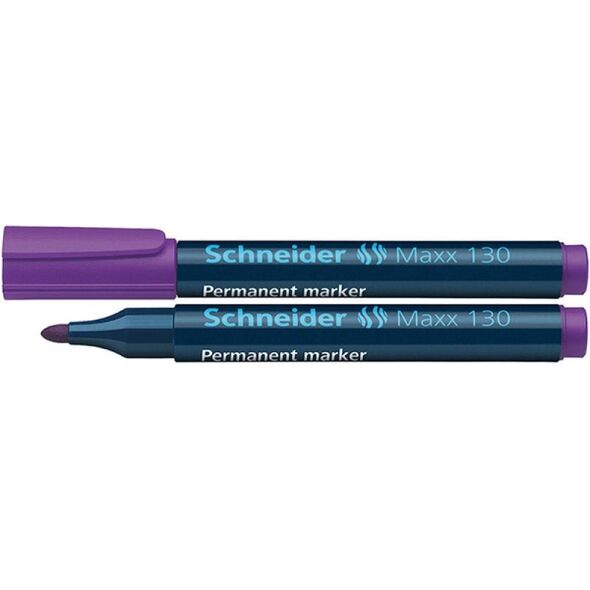Schneider Marker permanentny Maxx 130, okrągły, 1-3 mm, fioletowy