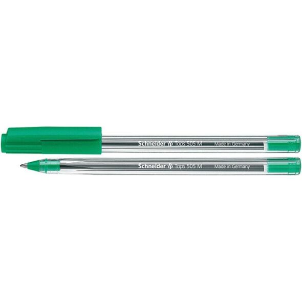 Schneider Długopis Tops 505, M, zielony (4004675004642)
