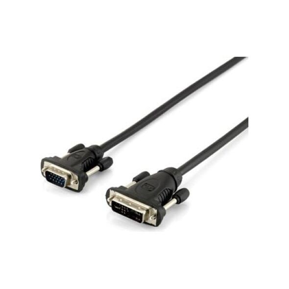 Kabel Equip DVI-I - D-Sub (VGA) 1.8m czarny (0118943)