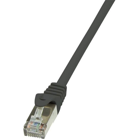 LogiLink Patchcord CAT 6 F/UTP EconLine 1m, Czarny (CP2033S)