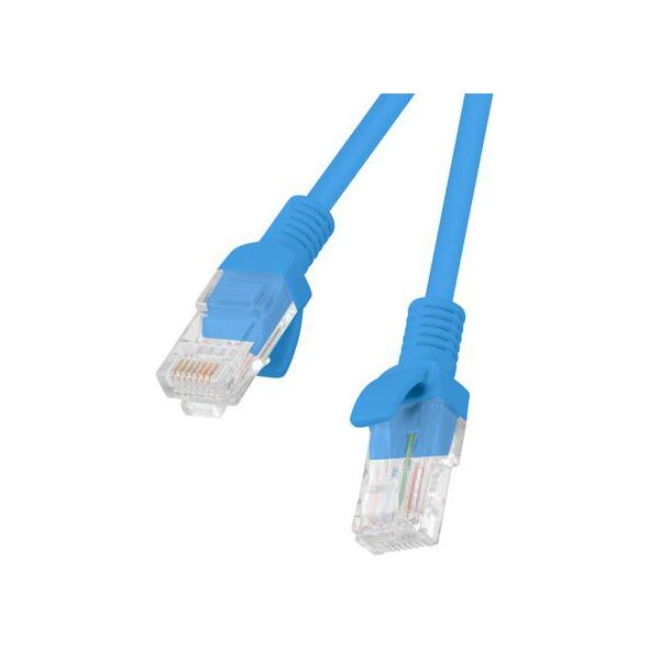 Lanberg RJ-45/RJ-45 kat.5e Niebieski 0.5m (PCU5-10CC-0050-B)