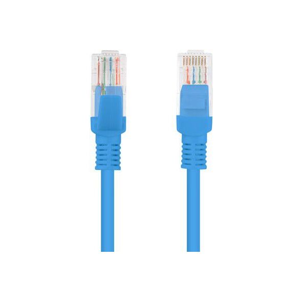 Lanberg RJ-45/RJ-45 kat.5e Niebieski 0.5m (PCU5-10CC-0050-B)