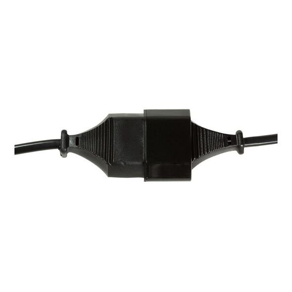 LogiLink Przedłużacz kabla zasilającego LogiLink CP123 Euro CEE 7/16 czarny 2m - CP123