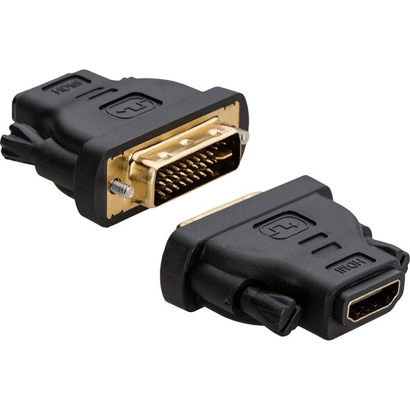Adapter AV Akyga HDMI - DVI-I czarny (AK-AD-03)