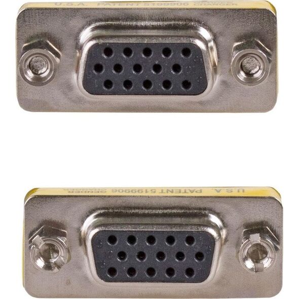 Adapter AV Akyga D-Sub (VGA) - D-Sub (VGA) żółty (AK-AD-18)