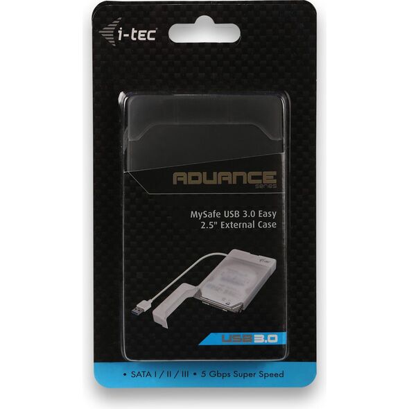 Kieszeń I-TEC 2.5" SSD - USB 3.0 MYSAFE (MYSAFEU313)