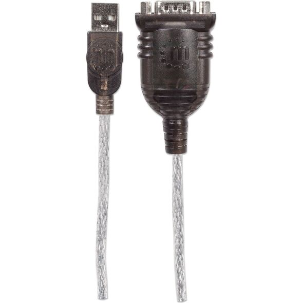 Kabel USB Manhattan USB-A - RS-232 1.8 m Przezroczysty (151849)