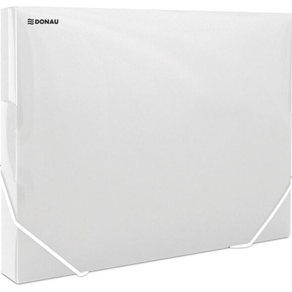 Donau TECZKA PRZESTRZENNA A4 3CM Z GUMKA TRANSPARENTNA 8545001PL-00